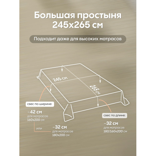 Комплект постельного белья Сатин-Жаккард Тессоро MT001 Евро пододеяльник 200×220 см, 4 наволочки Золотой