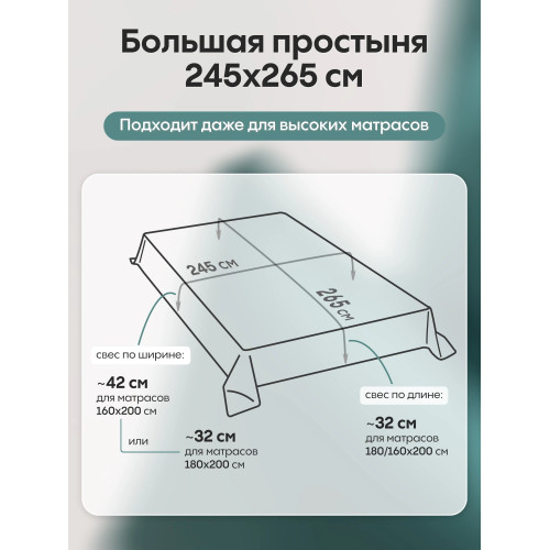 Комплект постельного белья Однотонный Сатин Элитный OCE009 Евро пододеяльник 200×220 см, 4 наволочки Темно-зеленый