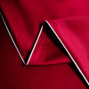 Комплект постельного белья Однотонный Сатин Премиум OCP013 2 спальный пододеяльник 180×215 см, 4 наволочки Багровый